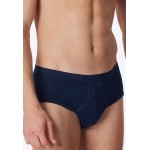Schiesser sport slip met gulp 2-pack - donkerblauw Schiesser sport slip met gulp 2-pack - donkerblauw