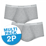 Sloggi MEN Basic Heren Maxi 2-Pack Grijs