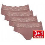 Sloggi Romance Midi cacao - 3+1 GRATIS - uw voordeel : 16,99 €