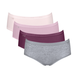 Sloggi dames Basic+ Midi slip 3+1 gratis - V014 