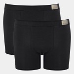 Sloggi men Go Natural short - 2-pack - zwart