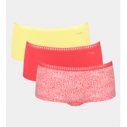 Sloggi Go Crush Dames short 3-Pack - V015