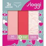 Sloggi Go Crush Dames Hipster 3-Pack - M005