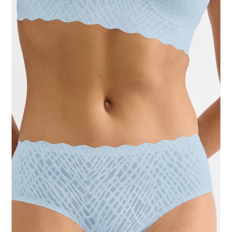 Sloggi ZERO Feel Bliss Dames slip Hipster light blue Sloggi ZERO Feel Bliss Dames slip Hipster light blue