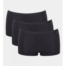 Sloggi Go Daily Cotton Dames Short 3-pack Black