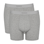 Sloggi men Ever Ease Short "2-pack" licht grijs