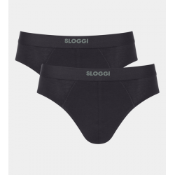 Sloggi men Ever Ease slip "2-Pack" zwart  Herfstactie : tijdelijk 25 % korting