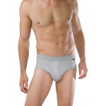 Schiesser sportslip met opening Authentic - 2-pack - zwart 