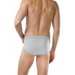 Schiesser sportslip met opening Authentic - 2-pack - zwart 