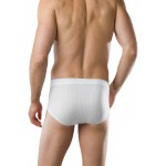 Schiesser sportslip met opening Authentic - 2-pack - zwart 