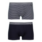 Schiesser Short 95/5 - 2-pack (set van 2 shorts) 1 effen / 1 streep 