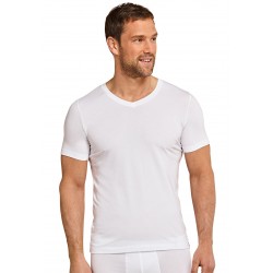 Schiesser T-Shirt korte mouwen long life Soft Wit