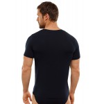 Schiesser T-Shirt korte mouwen long life Soft Zwart