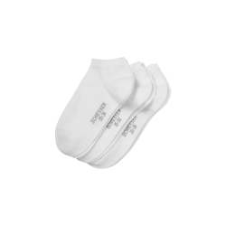 Schiesser 3 paar cotton  sneaker dames - wit