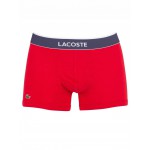LACOSTE - Set van 2 korte shorts - rood/grijs