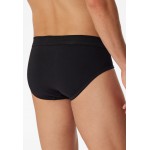 Schiesser midi sportslip met opening Long Life Cotton - wit