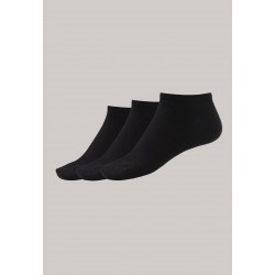 Schiesser enkelsokken 3 paar Socks H  stay fresh  Bluebird - zwart