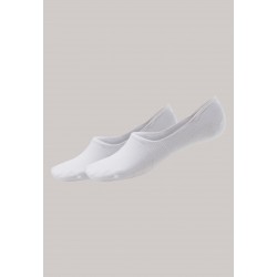 Schiesser sneakersokken 2-pack wit - Long Life Cool