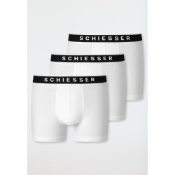 Schiesser 95/5 Heren Shorts 3-pack wit