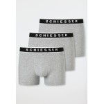 Schiesser 95/5 Heren Shorts 3-pack lichtgrijs