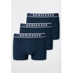 Schiesser 95/5 Heren Shorts - 3 pack donkerblauw