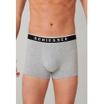 Schiesser 95/5 Heren Shorts 3-pack lichtgrijs