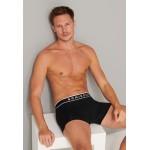 Schiesser 95/5 Heren Shorts 3-pack zwart 