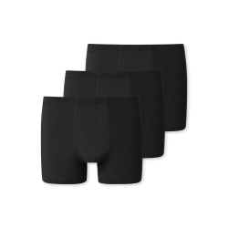 Schiesser 95/5  Heren Shorts 3 pack zwart