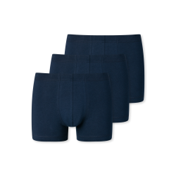 Schiesser short 95/5  3-pack Heren donkerblauw