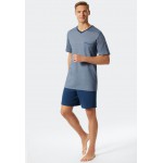 Schiesser H pyjama kort V-hals