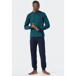 Schiesser pyjama lange broek Heren Essentials Nightwear 