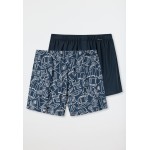 Schiesser wijde Boxershorts 2-pack H - 909