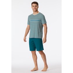 Schiesser H pyjama  korte broek  "Casual Nightwear"