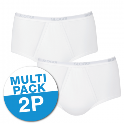 Sloggi MEN Basic Heren Maxi 2-Pack - Wit - UITLOPEND ARTIKEL !!