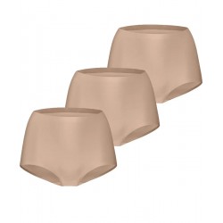 Ten Cate slip Secrets Maxi High Waist Walnut 3-pack dames