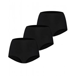 Ten Cate slip Secrets Maxi High Waist zwart 3-pack dames
