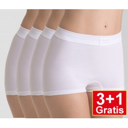 Sloggi Double Comfort Short dames- wit - 3+1 GRATIS - uw voordeel : 14,95 €