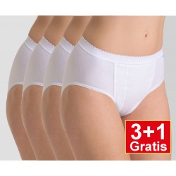 Sloggi Control Tai corrigerende dames slip - wit - 3+1 GRATIS - uw voordeel : 17,99 €