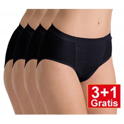 Sloggi Control Tai corrigerende dames slip - zwart - 3+1 GRATIS - uw voordeel : 17,99 €
