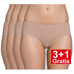 Sloggi Feel Sensational Midi - huidskleur - 3+1 GRATIS - uw voordeel : 17,95 €