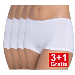 Sloggi Feel Sensational Short - set van 4 shorts - wit - 3+1 GRATIS - uw voordeel : 17,95 €