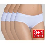 Sloggi Sensual Fresh midi - set van 4 slips - wit - 3+1 GRATIS - uw voordeel : 16,99 €