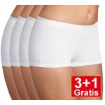 Sloggi Sensual Fresh short - set van 4 shorts - wit - 3+1 GRATIS - uw voordeel : 16,90 €