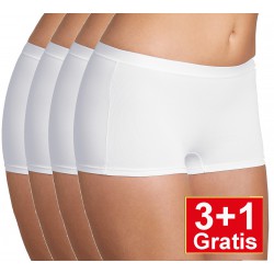 Sloggi Sensual Fresh short - set van 4 shorts - wit - 3+1 GRATIS - uw voordeel : 16,90 €