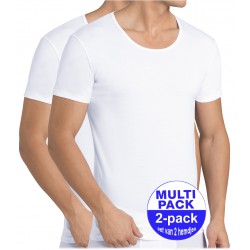 Sloggi men 24/7 T-shirt - Onderhemd met korte mouwen - voordelig 2-pack-wit