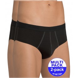 Sloggi men 24/7 midi - voordelig 2-pack - zwart