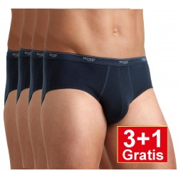 Sloggi slip Basic Midi H - donkerblauw - 3+1 GRATIS - uw voordeel : 16,95 €