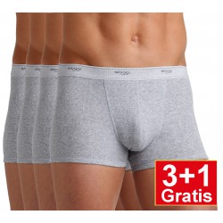 Sloggi men Basic Short - set van 4 slips - lichtgrijs - 3+1 GRATIS - uw voordeel : 16,90 €
