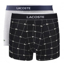 LACOSTE - Set van 2 korte shorts - zwart/grijs