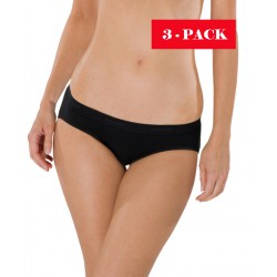 Schiesser Hip Slip 95/5 - 3-pack (set van 3 mini slips)-205560 - zwart